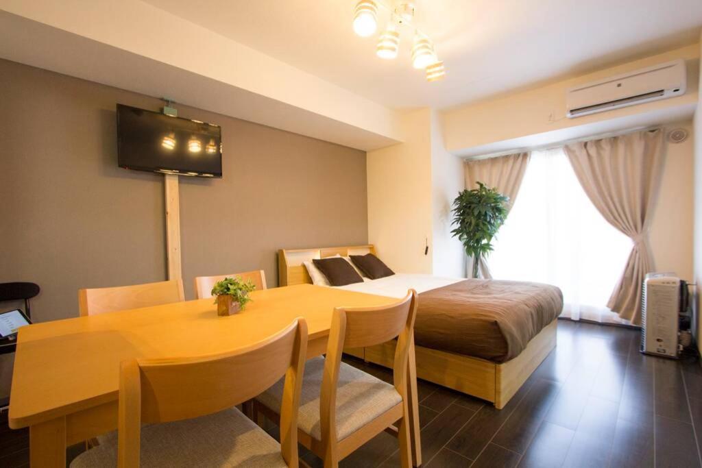 Appartement ようこそ札幌へ! 大通公園まで地下鉄10分 定員6名 Firetv完備 1階はセコマ Extérieur photo